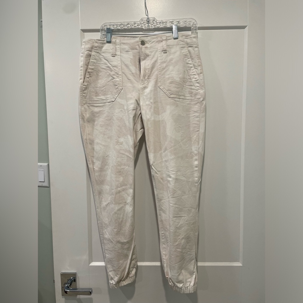 Paige Mayslie joggers in faded camouflage. Size 30